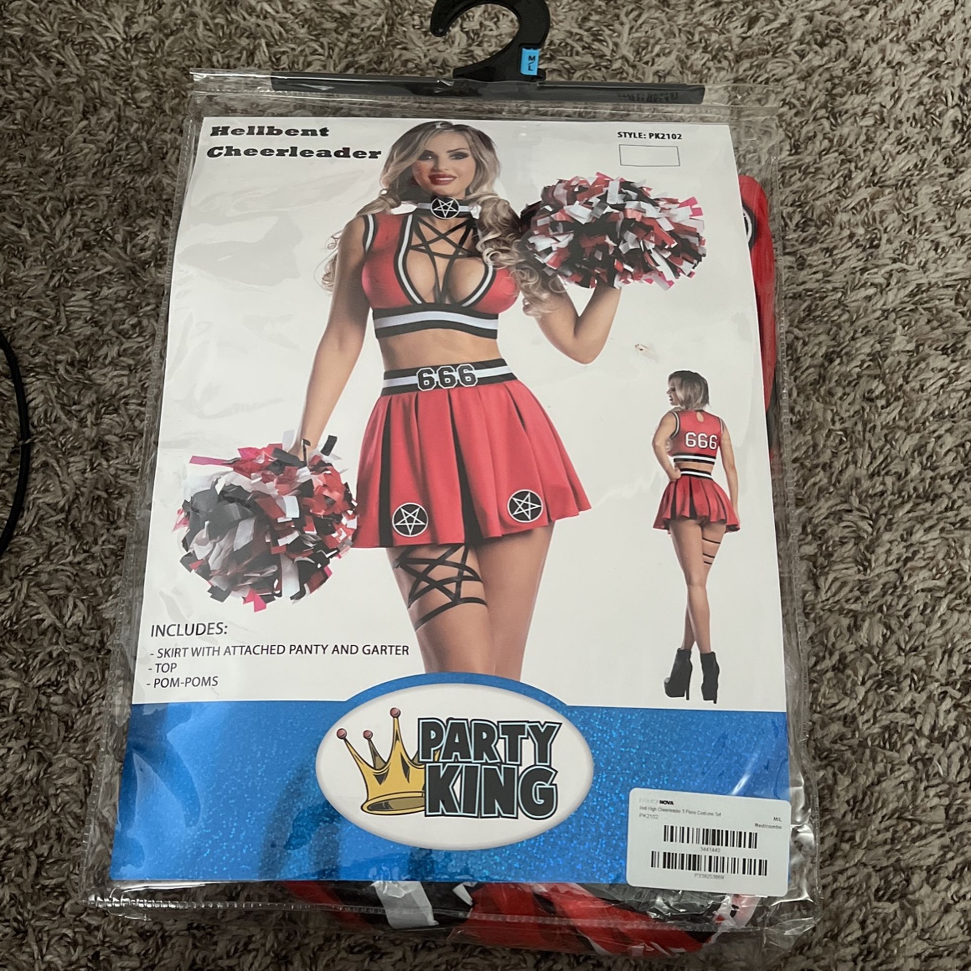 Devil Cheerleader Costume