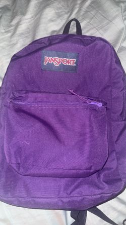 Purple backpack