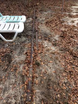 Flat Iron two pieces 19' & 15' x 2"wide, 1/2"thick