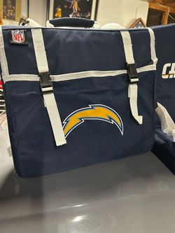Chargers old logo bleacher chairs