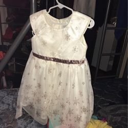 White Snowflake Dress