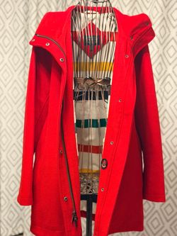 Pendleton Red Wool Coat – Large