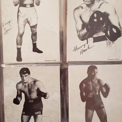 Vintage Prize Fighter Postcards