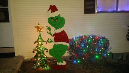 Grinch outdoor Christmas decoration