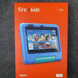 Amazon Fire 7 16GB Kids Edition Tablet 16GB - Blue Bumper (2022)