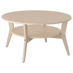 Oak veneer, coffee table from Ikea (Jakobsfors) - 31 1/2 " diameter