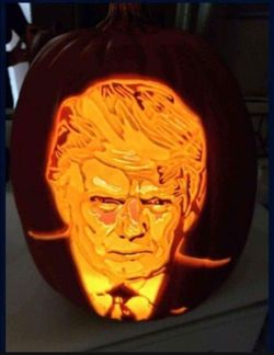 Trumpkin Trump Pumpkin