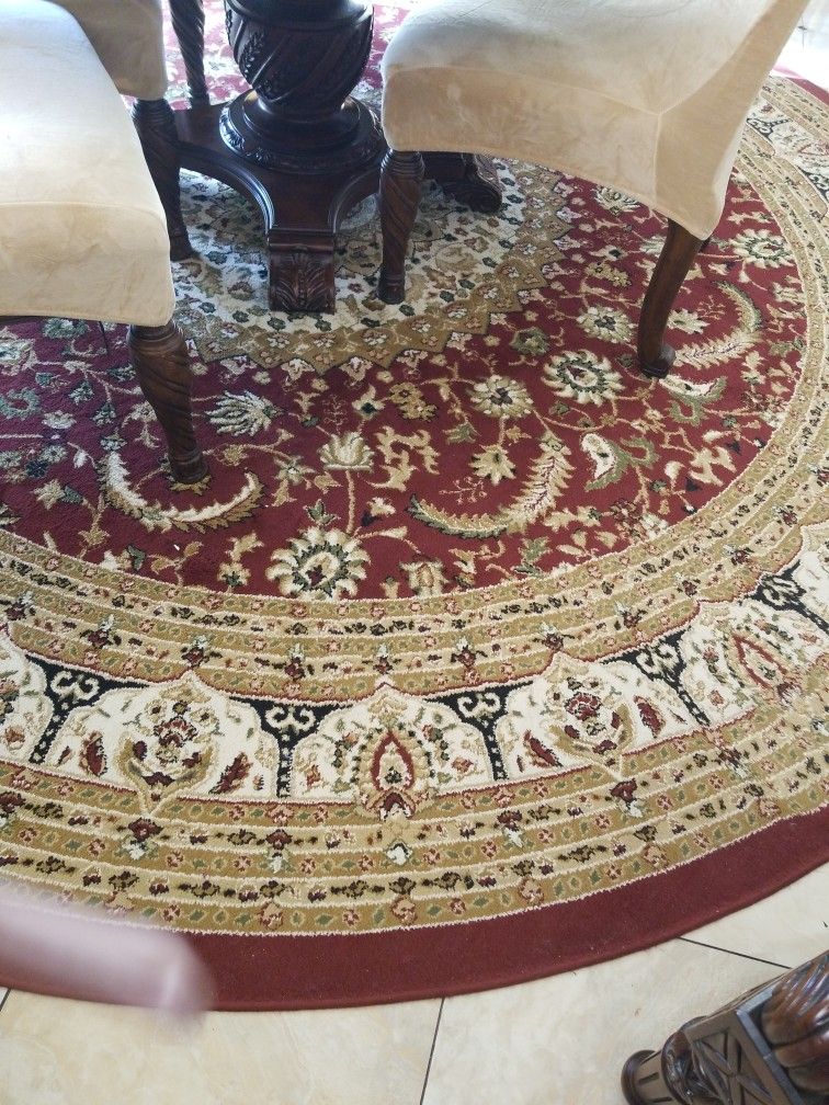 12 Feet Circle Rug $150