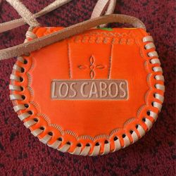 Orange Los Cabo’s Flower Small Purse