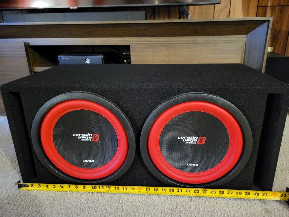 Cerwin Vega 12 Inch Car Subwoofers