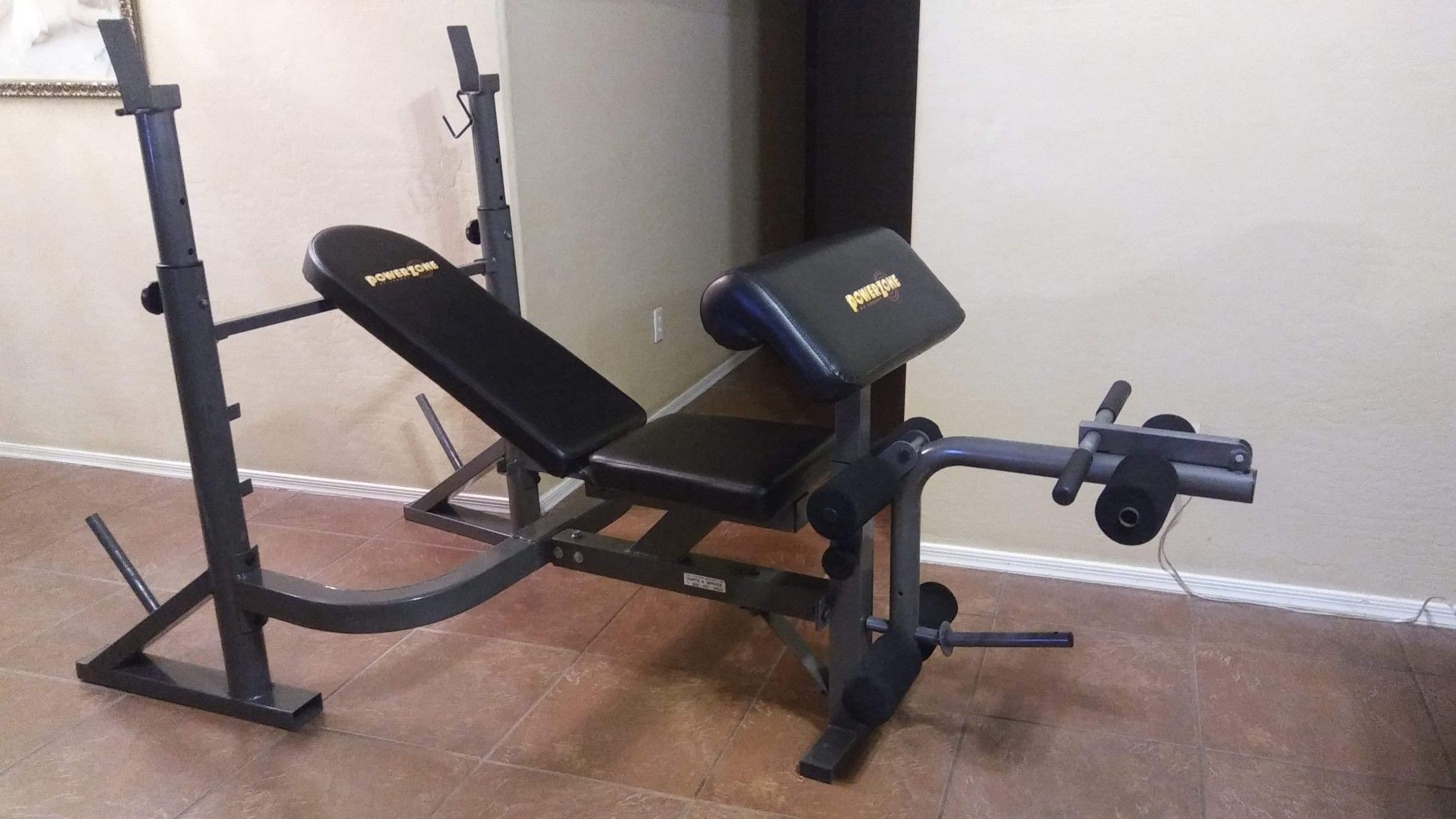 Powerzone by legacy weight bench parts deals