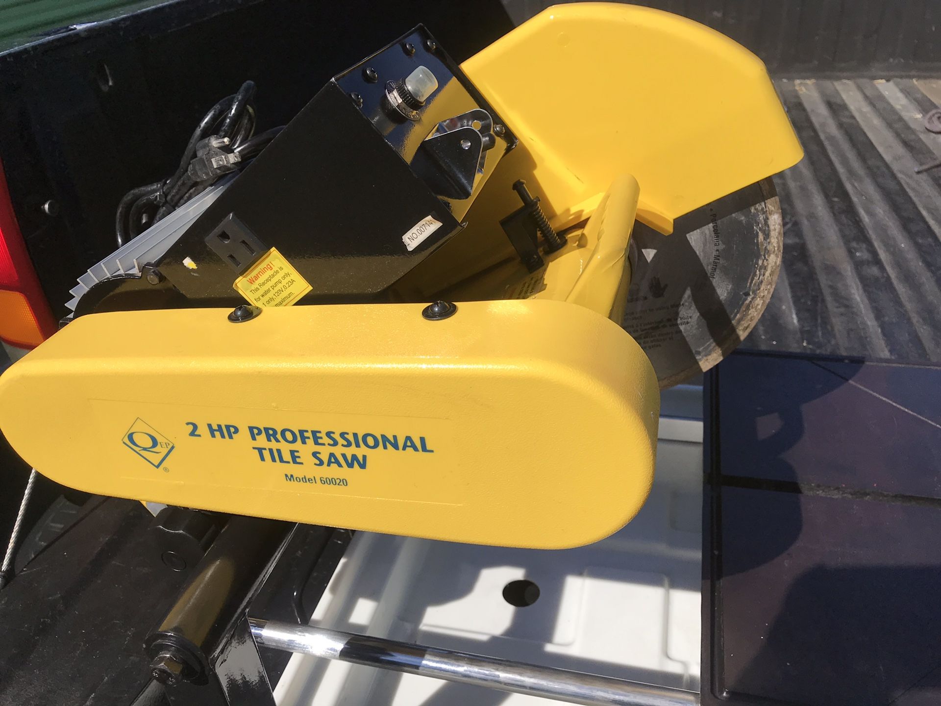 QEP TILE SAW model 60020 for Sale in North Las Vegas, NV OfferUp