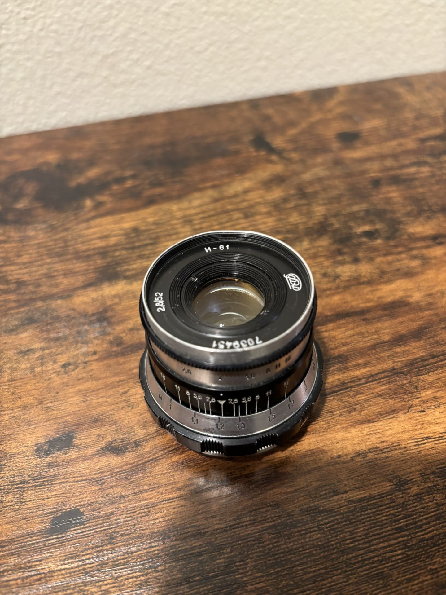 Industar 52mm Lens leica m39