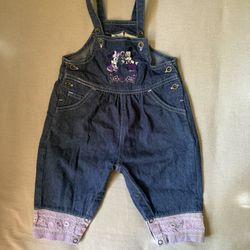 Vintage Minnie & Mickey Denim Overalls
