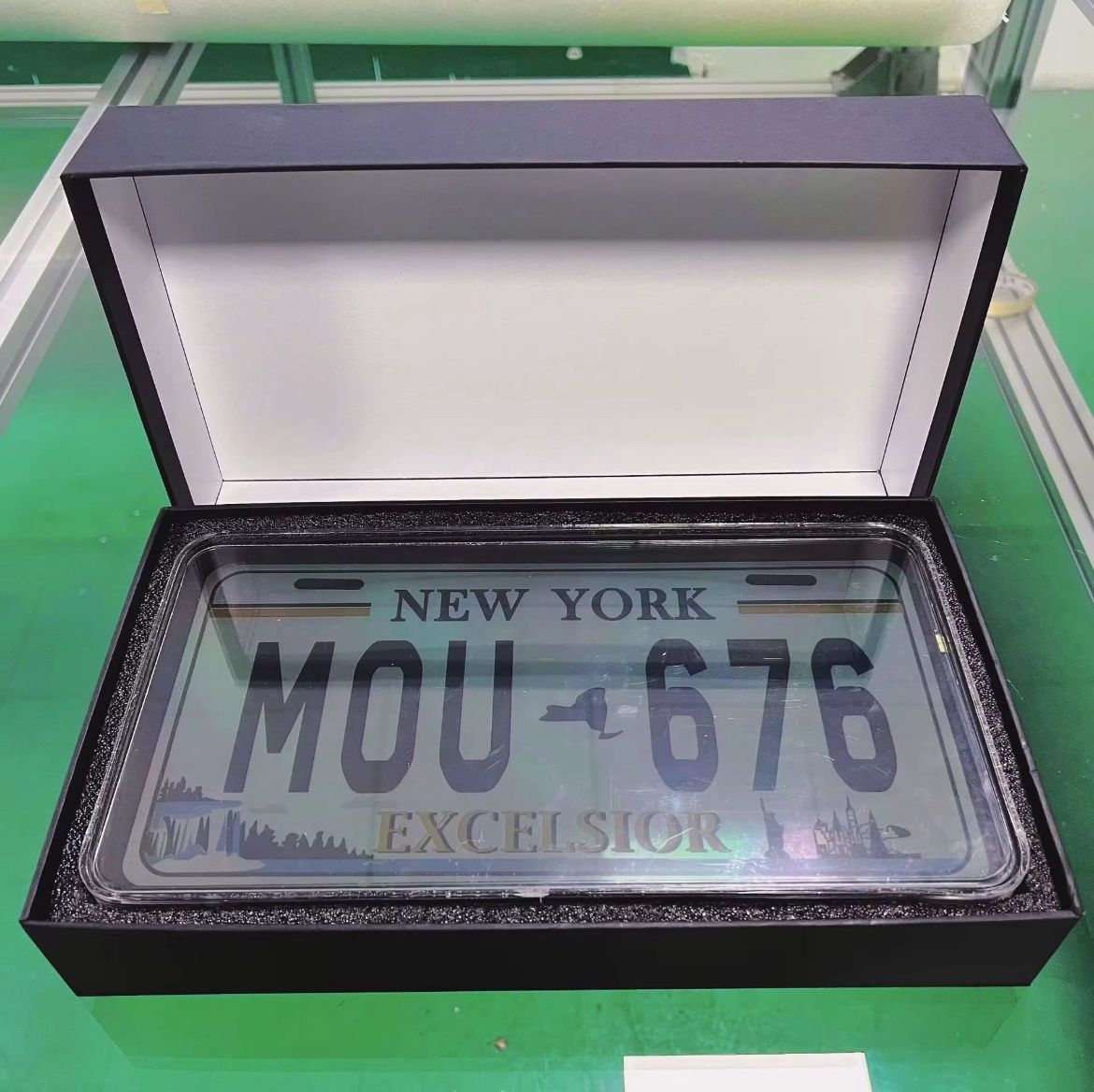 Blackout and Vanish license plate cover