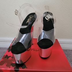 Chrome Pole Dancing Shoes