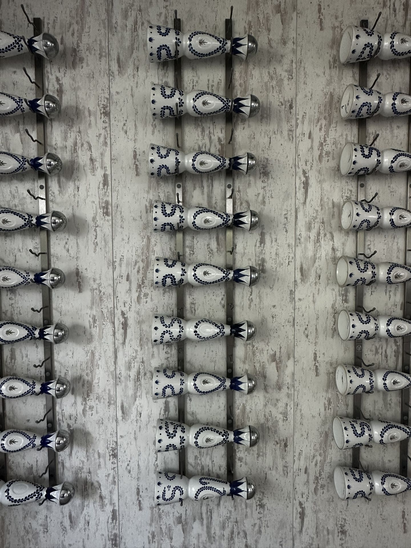 empty clase azul bottles