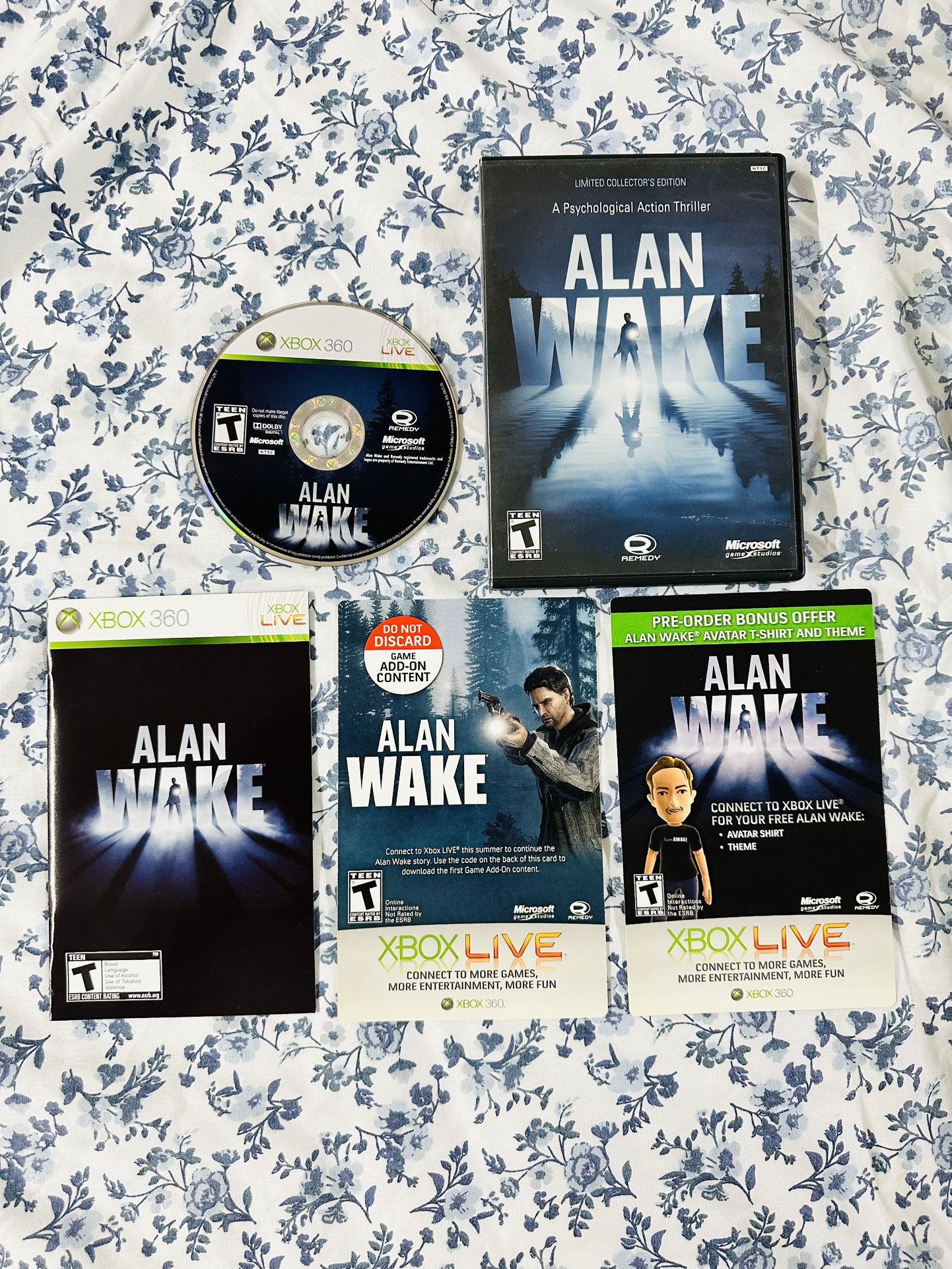 Alan Wake Limited Collector's Edition A Psychological Action Thriller Xbox 360