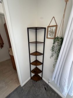 Corner Bookshelf