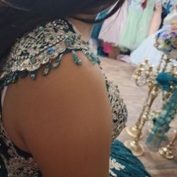 Green Quinceñera Dress