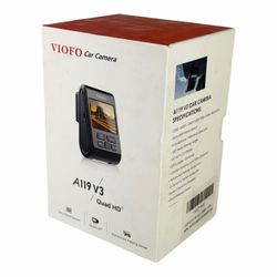 VIOFO A119 V3 Quad HD Plus Front-Facing Car Dash Cam with Night Vision - NEW