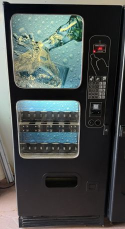 USI 3189 10 Selection Soda Vending Machine - Can or Bottle Refrigerated - Fully Functional