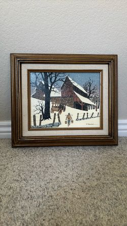 Original H. Hargrove Oil Painting