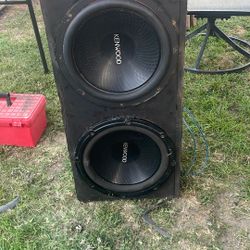 Speakers Kenwood 12s Wt Amp Lanzar 2000wtts