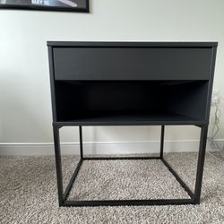Black IKEA table  