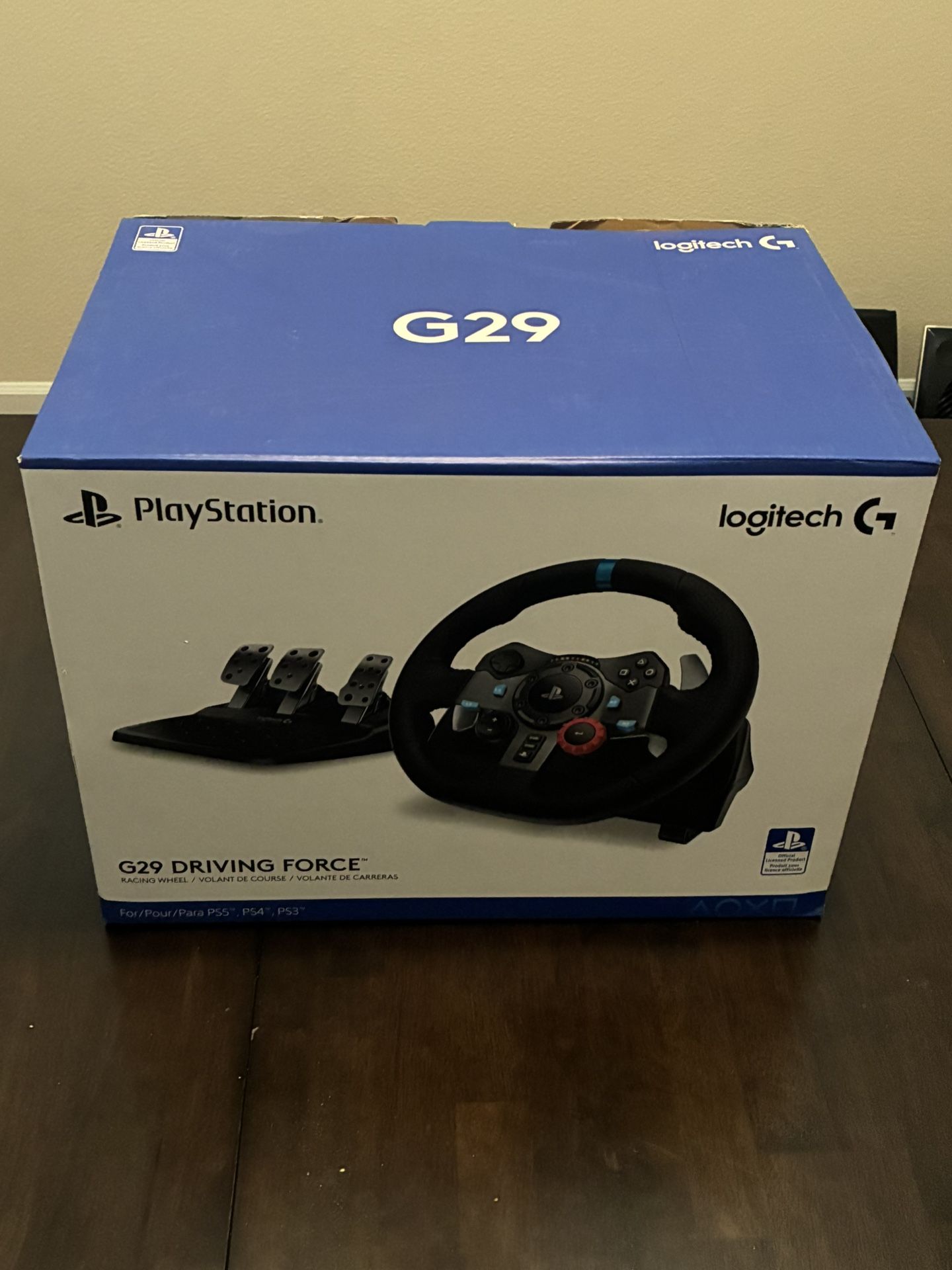 Logitech G29 Steering Wheel And Pedals For Play Station