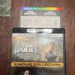 Lara Croft: Tomb Raider and Lara Croft Tomb Raider: The Cradle Of Life 4K Digital Code Only