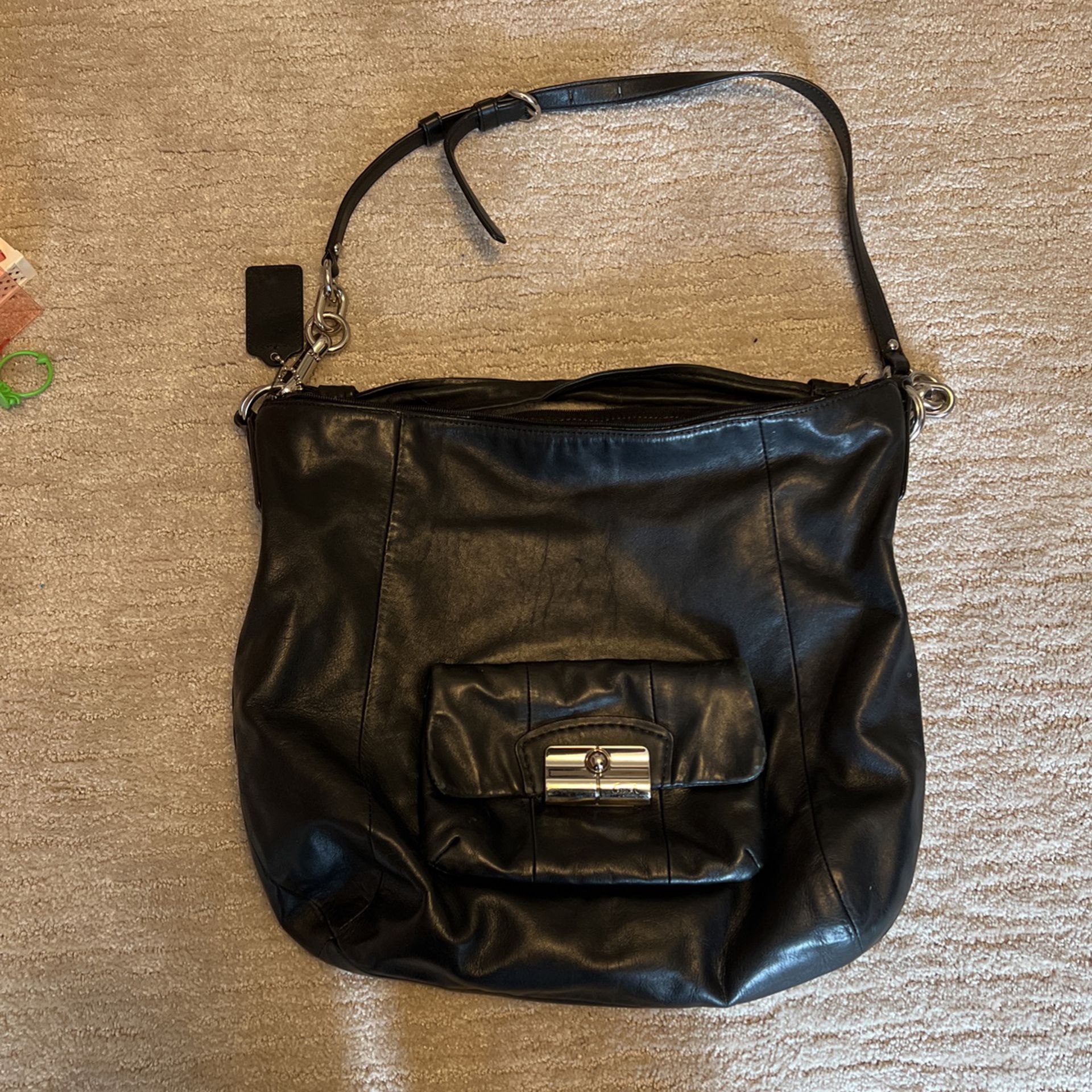 Vintage Coach Leather Bag
