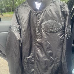 49Ers Jacket, All Black Rare Jacket