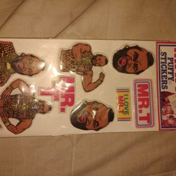 New Mr. T Puffy Stickers $40.00