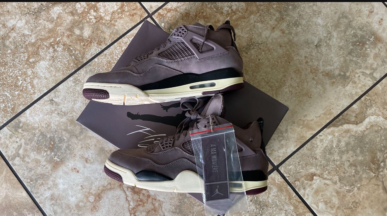 Jordan 4 A Ma Maniere Violet Ore used ones size 11 OG ALL 