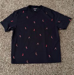 Nike Jordan Brand Holiday Allover Print Men's T-Shirt Size Extra Large