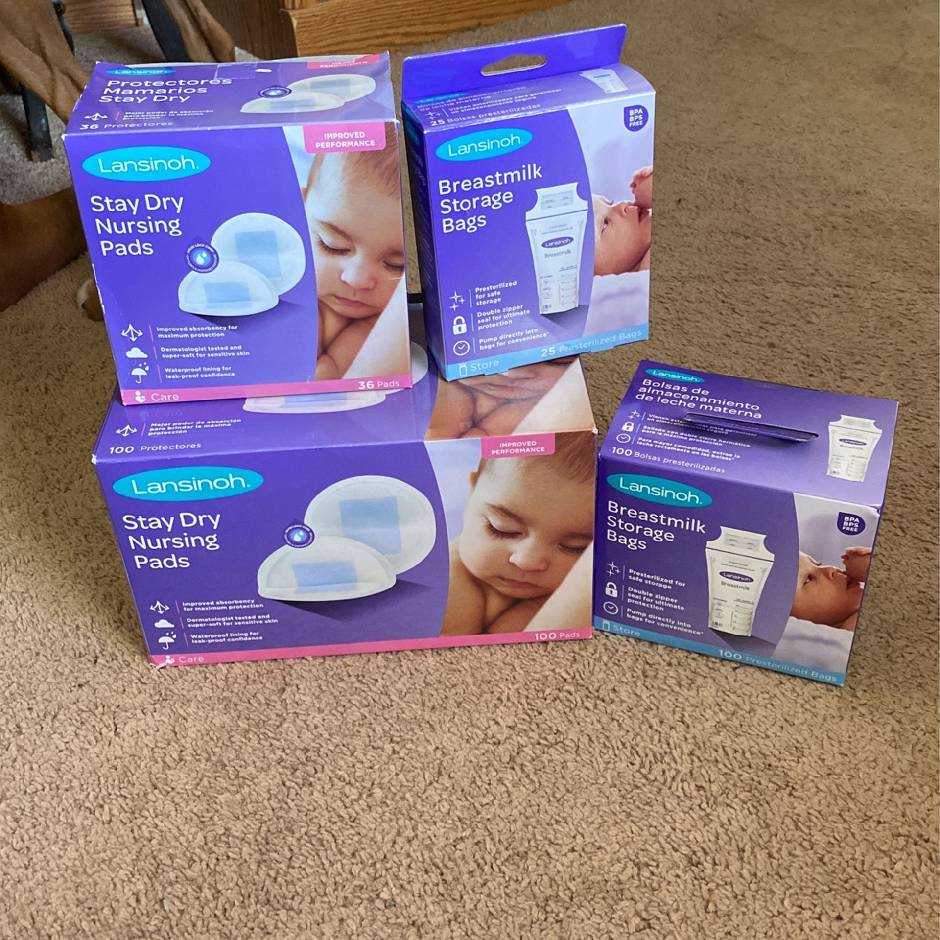 Breast Milk Storage And Nursing Pads