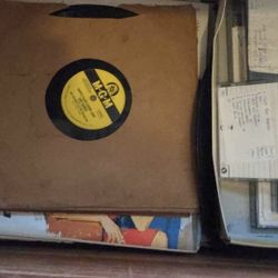 Cedar Chest Full Of Records And Cassettes