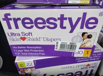 Freestyle diapers size 1, 2, 3 (77077)