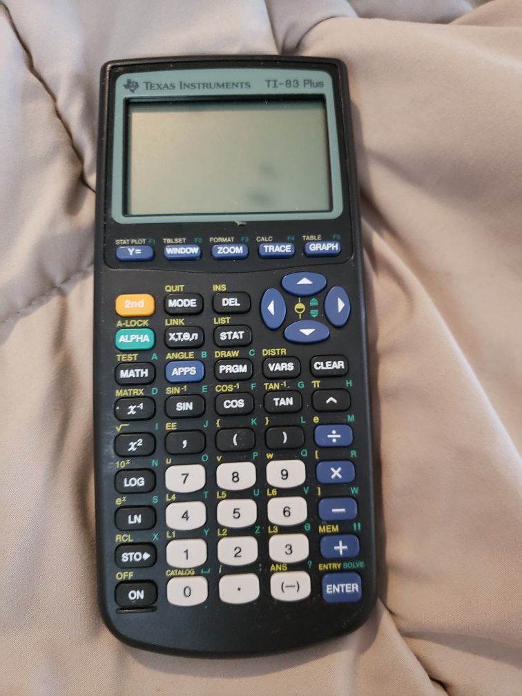 TI 83 calculator