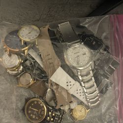 Vintage Lot Of Watch Parts Only 1.7 Lbs Pounds 