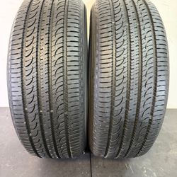 225 55 18  Yokohama Geolandar G055  - 2 Used Tires 90% Life 