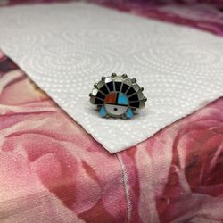 Vintage Size 6 Zuni Sun God Ring 