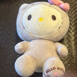 Hello Kitty  Pusheen Costume Plush 9.5" 2021 Sanrio Brown Stuffed Animal Rare