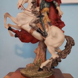 Napoleon Bonaparte Crossing The Alps Vintage Statue