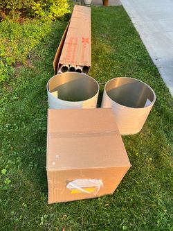 New gutter materials in linen white
