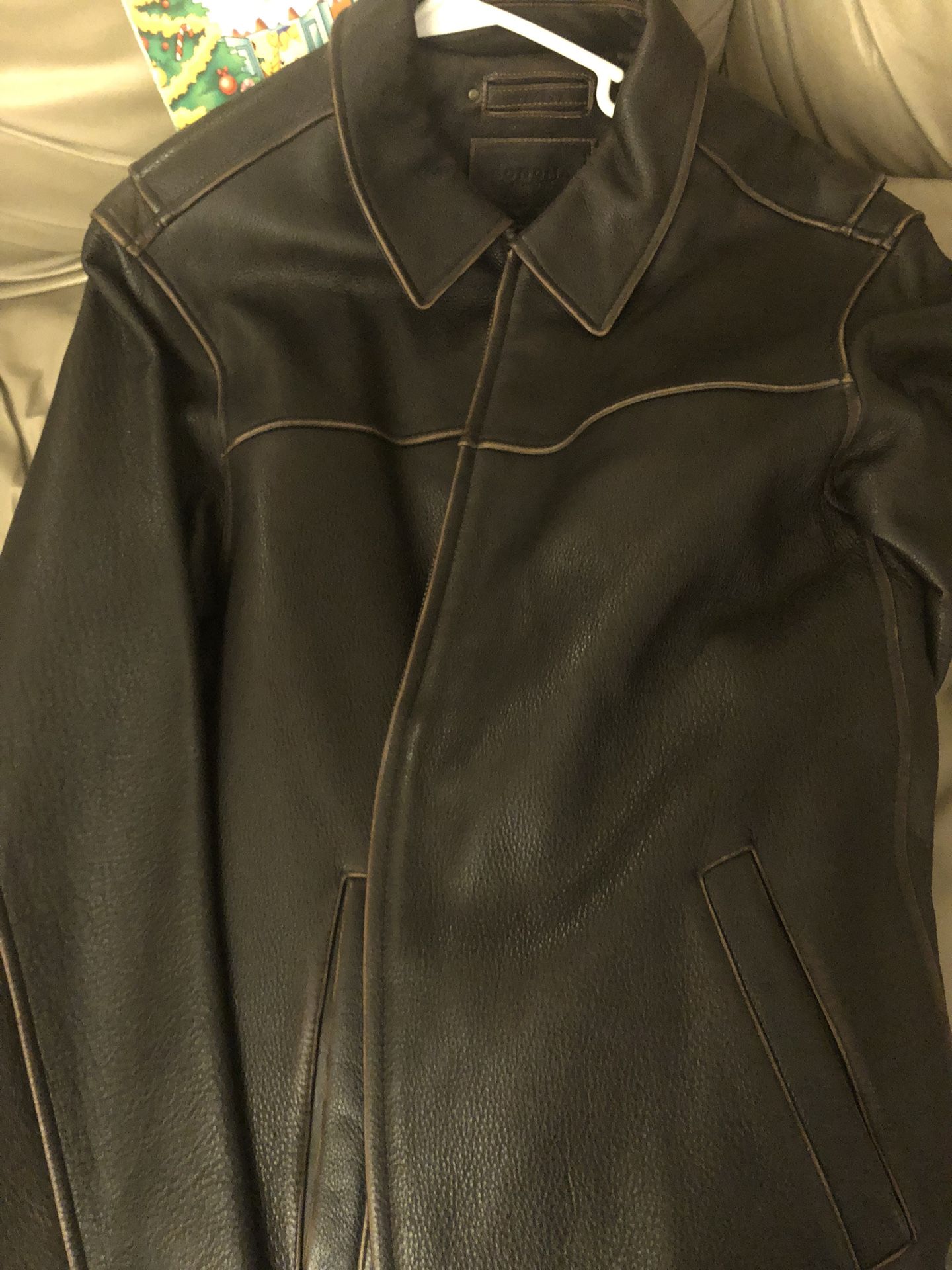 Leather jacket