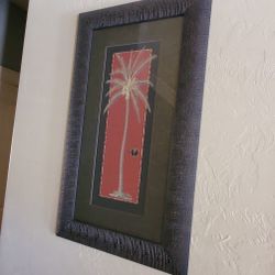 Two Tree Paintings Decoration