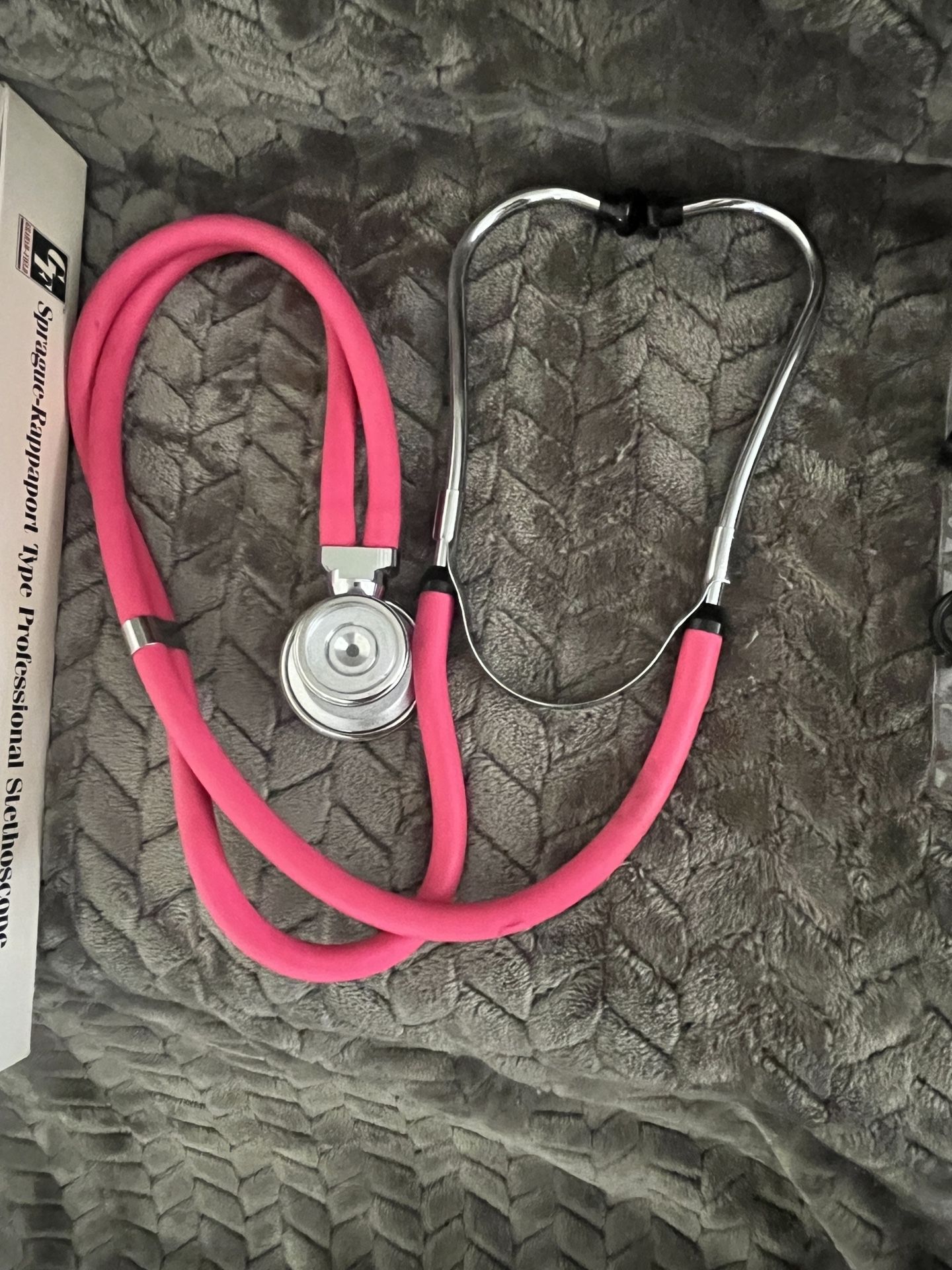 Hot Pink Sprague-Rappaport Professional Stethoscope – Great Condition