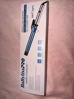 Babybliss Nano Titanium curling Iron 1.25 XL long barrel
